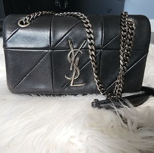 ❌️SOLD❌️ YSL /Saint Laurent Jamie Small Black Lambskin Leather Shoulder Bag